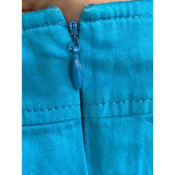 Burberry Golf RARE Turquoise Blue Cotton Mini Sports Skort - US Size 6 - Picture 9 of 12